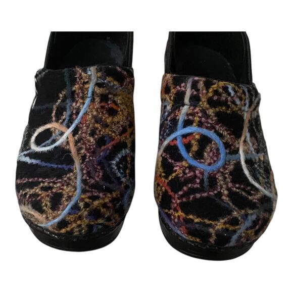 Dansko Clogs Women's Fabric Leather Colorful Nurse Slip-Ons Size EU 35 US 5 - Picture 16 of 16